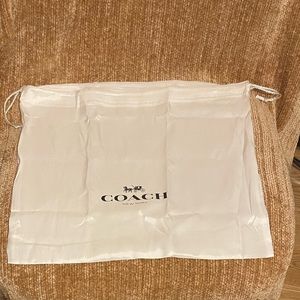 NEW LARGE COACH AUTHENTIC DUST BAG (measured  BELOW the drawstring)